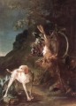 Bodegón de juego con perro de caza Jean Baptiste Simeon Chardin